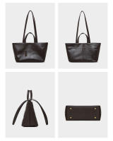 Bolso de cuero genuino para mujer, bolso de hombro para axilas, bolso de cuero de vaca, bolso de piel suave Retro - details 21