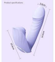 Vibrador femenino al aire libre telescópico de la succión del punto G del estimulador del clítoris inalámbrico de Bluetooth - details 27