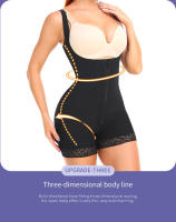 Slimming Shapewear for Women Postpartum Tummy Control Body Shaper Butt Lifter Bodysuit Zipper Open Bust Open Crotch Corset Fajas - details 8