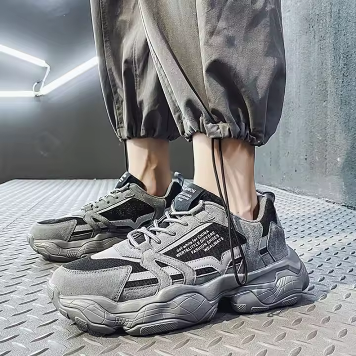 Zapatos Deportivos de Malla Transpirable para Hombres en Verano Zapatos Casuales de Moda para Todos los M momentos Zapatos de Correr para Papá con Aumento de Altura - 1