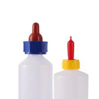 Botella de ordeño de cordero de 400ml/500ml de capacidad, bebedero de pezón, lechón de plástico, bebedero de alimentación de oveja y cabra, equipo veterinario, 1 unidad - details 4
