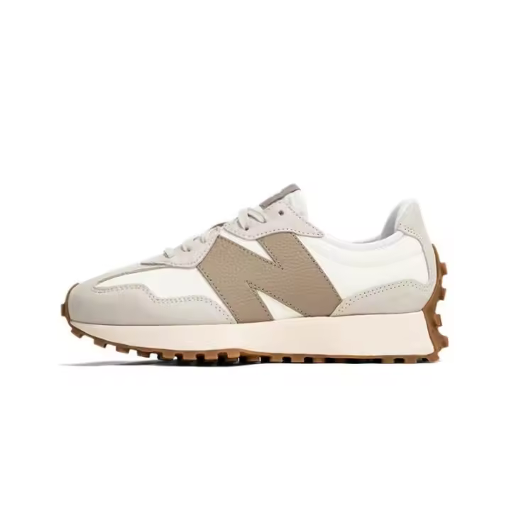 【100% Original】 Precio de bienestar NUEVO NB 327 Gris blanco para hombres y mujeres cómodo retro antideslizante resistente al desgaste trabajo de corte bajo - 1