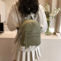 Nueva mochila para mujer 2025 mochila pequeña para mujer de color sólido bolso de viaje personalizado de moda versión coreana para mujer - details 4