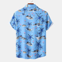 Camisa de manga corta para hombre, Camisa ajustada con estampado de flores fragmentadas, serie CS, primavera y verano, 2024 - details 121
