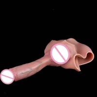 Empaque privado SEXY FAAK Dildo hueco realista con bragas de cintura alta, realzador de cadera, levantador de glúteos, moldeador de bragas de silicona, juguetes sexuales para hombres - details 4