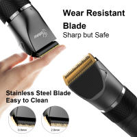 HATTEKER-cortadora de pelo profesional multifunción para hombres, cuchilla de acero inoxidable, recortadora de pelo de nariz, recortadora de barba - details 5