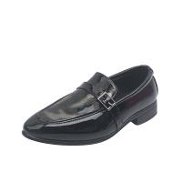 Zapatos de cuero de estilo británico para niños, calzado de tacón bajo, Punta puntiaguda, versátil, para boda - details 18