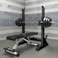 Rcynview Estante de Levantamiento de Pesas Ajustable  Barra de Pull-Up para Gimnasio en Casa - details 4