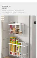 Estantes de refrigeración magnéticos para refrigerador, almacenamiento Simple y moderno, cestas refrigeradas montadas en la pared de salón, cocina - details 5