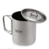 Lixada - maceta colgante portátil de titanio ultraligera, 900 ml/1600 ml, con asa plegable con tapa, utilizada para acampar al aire libre, hacer senderismo, - details 12