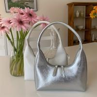 Bolso de Mano con Textura Plateada Francesa, Bolso de Hombro de Verano, Bolso Cruzado de Inspiración Coreana - details 1