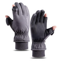 Guantes de esquí de invierno impermeables, guantes de nieve, deportes al aire libre, Snowboard, esquí, pantalla táctil, guantes de lana, antideslizantes, cálidos, dedos completos - details 7