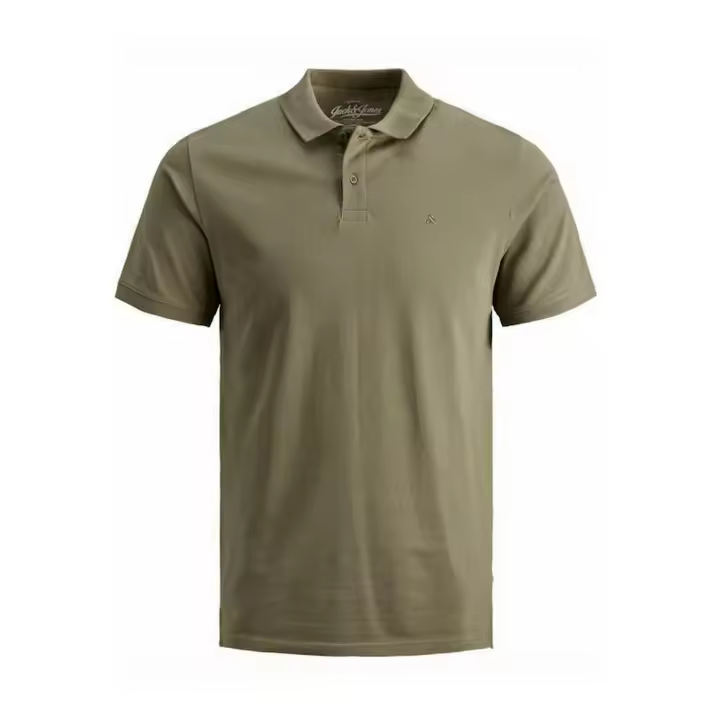 POLO OLIVE NIGHT SLIM FIT Hombre Polo Camiseta Top TS Cuello slim fit - 1