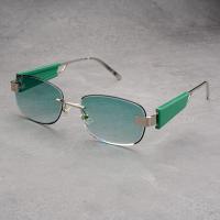 Gafas de sol gruesas de alto valor gafas de sol faciales cuadradas de metal para hombres y mujeres moda tendencia anti ultravioleta - details 6