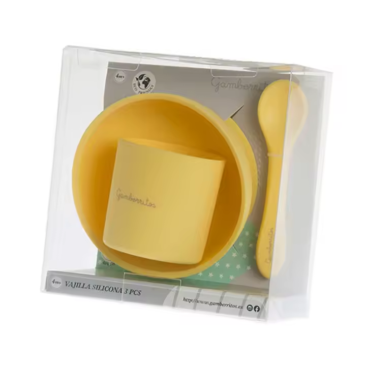 Vajilla de silicona de 3 piezas para bebé - 1
