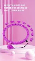 Hula Hoop Pesos de aro de fitness para hacer ejercicio en casa, entretenimiento deportivo, equipo deportivo para adelgazar, anillo de gimnasio, cuerpo portátil - details 1