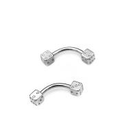 Anillo de acero quirúrgico para mujer, piercing para el cartílago, barra para el labio, tragus helix, joyería para el cuerpo, 16g, 1 unidad - details 22