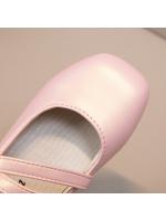 Zapatos de cuero con flores para niña, calzado plano de princesa para fiesta de boda, dulce y suave, clásico, para primavera y otoño - details 9
