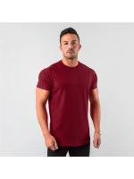 Moda Masculina Slim Fit Camiseta de Manga Corta para Fitness Diseño Muscular para Corredores - details 7