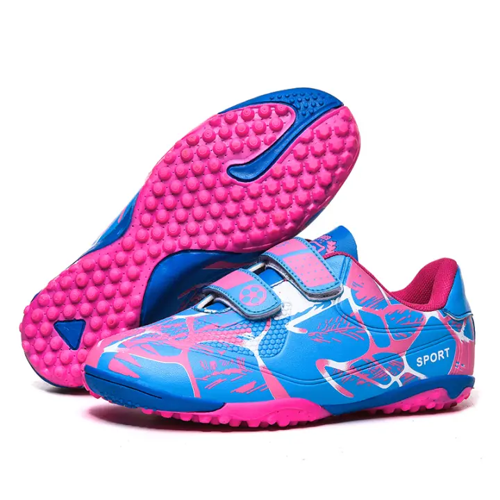 Zapatos de fútbol de la sociedad TF/FG para niños, botas de fútbol escolar, tacos de hierba, zapatillas de fútbol para niño y niña, zapatos de entrenamiento de Futsal al aire libre - 1
