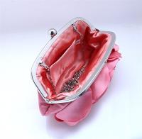 Bolso de mano de flores a la moda para mujer, cartera de mano para boda, bolso de mano para vestido de noche, Cartera de fiesta, bolso de hombro con cadena - details 2