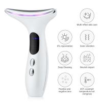 Dispositivo de belleza para el cuello, 3 modos, EMS, estiramiento Facial, eliminador de papada, LED, antiarrugas, masajeador Facial para apretar la piel - details 7
