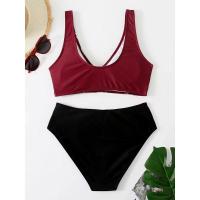 Conjunto de bikini a rayas de dos piezas sexy de moda de playa brasileña 2025 - details 3