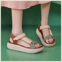 Sandalias Deportivas Para Mujer, Plataforma De Retales, Zapatos Con Elevador De Banda Estrecha, Soporte De Arco De Velcro Ajustable, Senderismo Al Aire Libre 41 - details 10