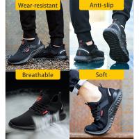 Zapatillas de Seguridad para el Trabajo Anti-Perforación con Punta de Acero a Prueba de Golpes Ligeras Transpirables para Hombres y Mujeres Tulldent - details 6