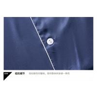 Traje de casa con solapa para hombre en verano, pijama delgado, ropa de casa holgada para hombre y talla grande - details 19