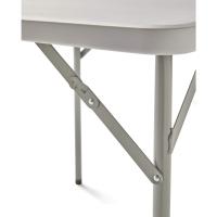 Mesa Plegable Portátil Multifuncional, 84x84x74cm, Cuadrada, Blanco - details 4