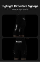 WEST BIKING-pantalones de ciclismo para mujer, 3D Pantalón corto con absorción de impacto, esponja para deportes al aire libre, triatlón, carreras profesionales - details 6