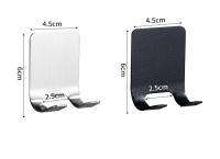 Soporte para maquinilla de afeitar sin perforaciones, gancho de almacenamiento para pared, estante para afeitadora de afeitar para hombre, estante para maquinilla de afeitar para baño, accesorios de pared para baño, 1/2 Uds. - details 1