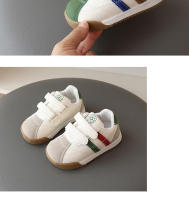 Zapatos para bebés y niños en tres colores, zapatillas deportivas de ocio con costuras, antideslizantes y de suela suave. - details 8