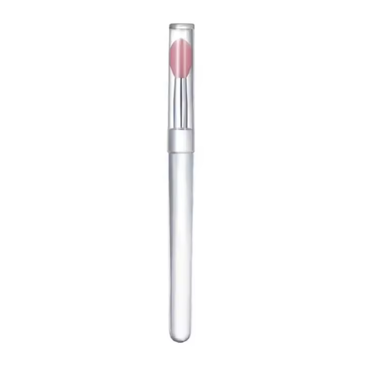 Mousse de Labios de Terraza de Mariposa Rosaje de Labios Impermeable con Pincel Terraza Gris Rosa - 1