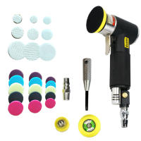 Lijadora Orbit Mini Portátil de 2"/3" para Pulido de Coches Herramienta de Aire de Alta Velocidad Potente con Batería Normal de Artículos Peligrosos - details 4