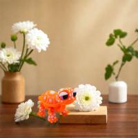 Modelo de tortuga impreso en 3D de plástico, exquisitas articulaciones móviles, modelo de Animal simulado, juguetes para aliviar el estrés de dibujos animados, decoraciones para habitación - details 6