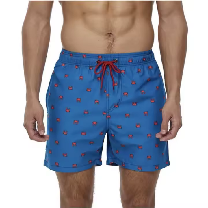 Bañadores de Hombre Rápido Secado, Pantallas Cortas de Natación con Bolsillos y Cordón Retratable - 1