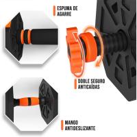 Mancuernas Ajustables Antideslizantes Barra de Cierre de Seguridad Kit de Ejercicio Hexagonal 10kg-50kg - details 2