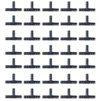 100 Uds conectores de riego por goteo conector de púas de 16mm acoplamientos en T conectores de riego para tuberías de goteo WaterTubing - details 0