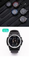 SHUNWAY 【】 Reloj electrónico para hombre con pantalla negra, resistente al agua, multifuncional, con luz nocturna de moda - details 8