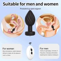Leten Vibrador Anal 10 Velocidades Control Remoto Masajeador Prostatea - details 2