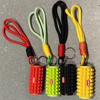 Llavero de espuma 3D tejido a mano, decoración de bolso antipérdida, Mini juguete antiestrés, baratija, llavero de Yoga DIY, regalos de gimnasio - details 4