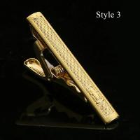 Clip de Corbata de Metal con Diseño Clásico Pinza de Corbata de Cristal para Hombres - details 22