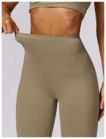 Mallas de Yoga para mujer, pantalones deportivos sin costuras, de cintura alta, con realce de caderas, para entrenamiento y correr - details 7