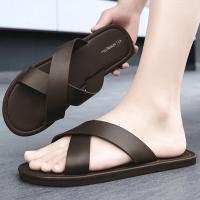 Zapatillas informales de verano para hombre, zapatos cómodos de suela suave, sandalias de playa, talla 39-46 - details 2
