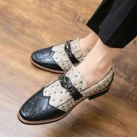 Vestido de negocios elegante para hombre, informal, plano, cómodo de llevar, zapatos de cuero para conducir, Oxford - details 12