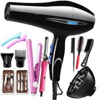 Secador Profesional Multifunción, Difusor, 2 Modos de Calentamiento, 2 Velocidades, Negro - 800 W con Kit - details 4