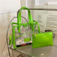 Bolso de gelatina de moda, bolso transparente de gran capacidad, estilo de vacaciones en la playa, bolso para madre e hijo - details 0