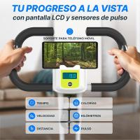Bicicleta Estática Plegable hasta 130 KG Extra Silenciosa con Sillín de Comodidad Ajustable - details 13